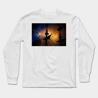 Fireworks and Tall Ships Long Sleeve T-Shirt